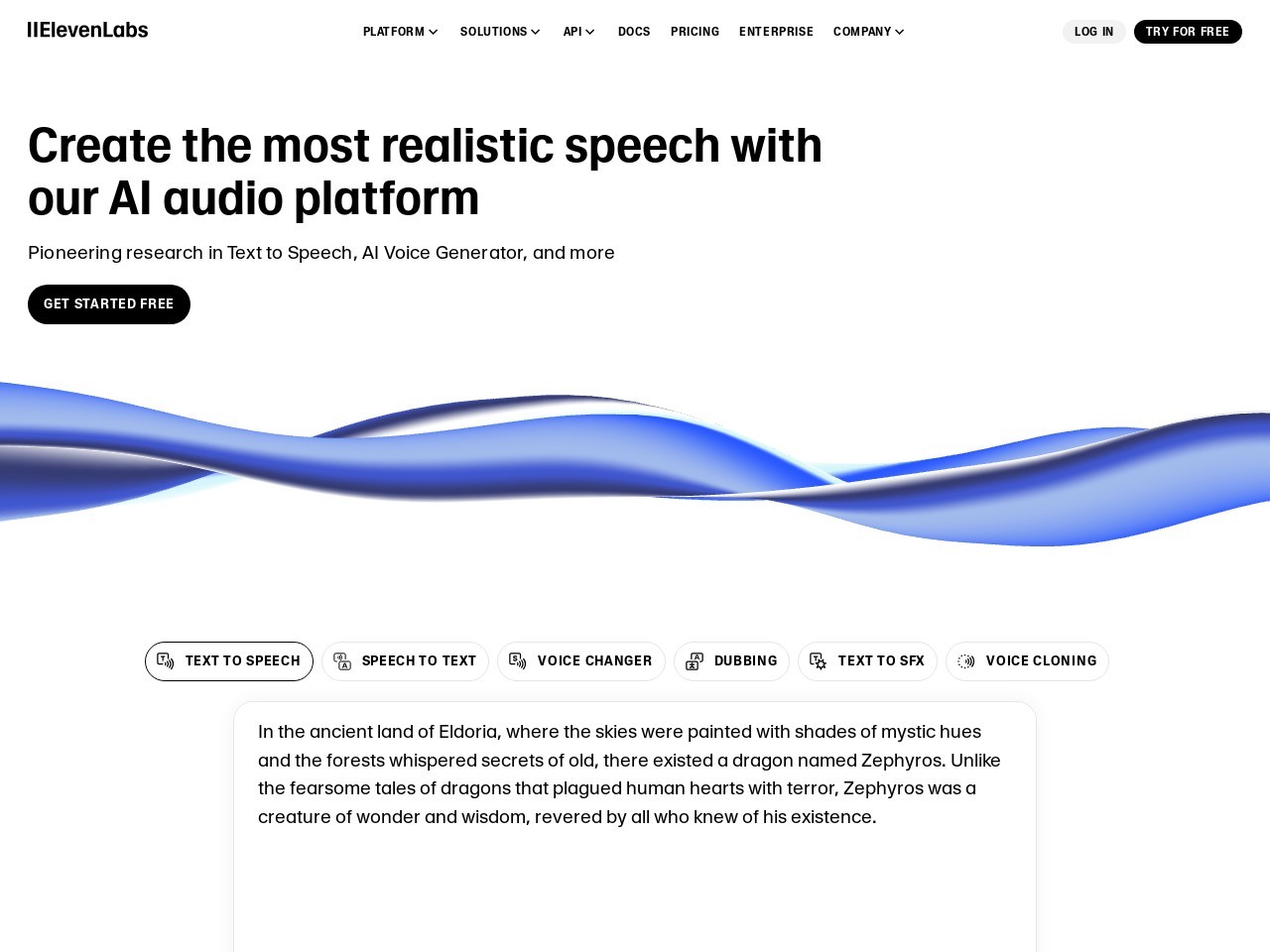 Free Text to Speech & AI Voice Generator